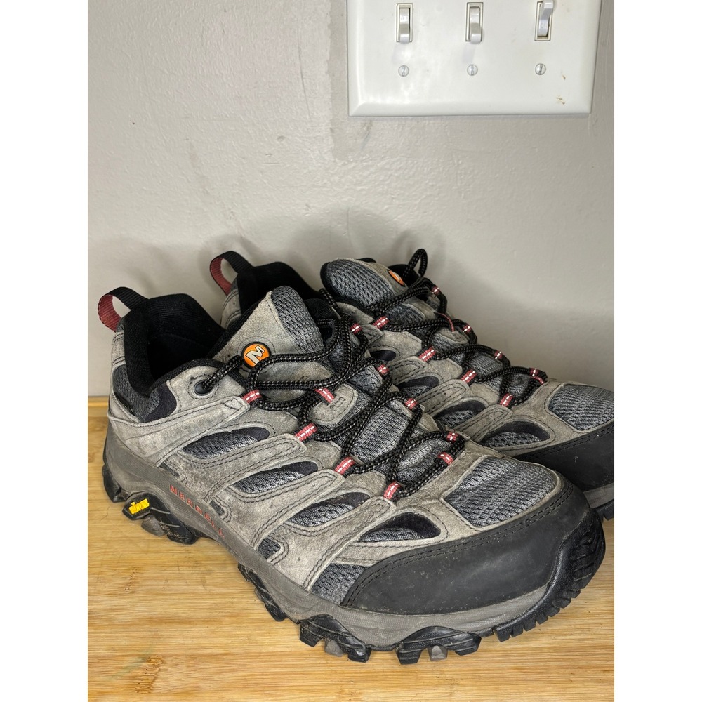 Merrell Moab 3 Waterproof Hiking Shoes Mens 10.5 W Granite Grey J035843W Vibram